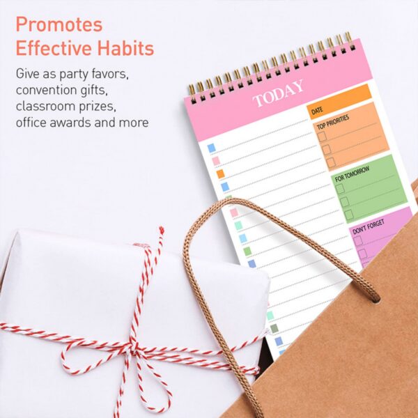 A5 52 Sheets Daily Planner Notepad Item No#32414 - Image 6