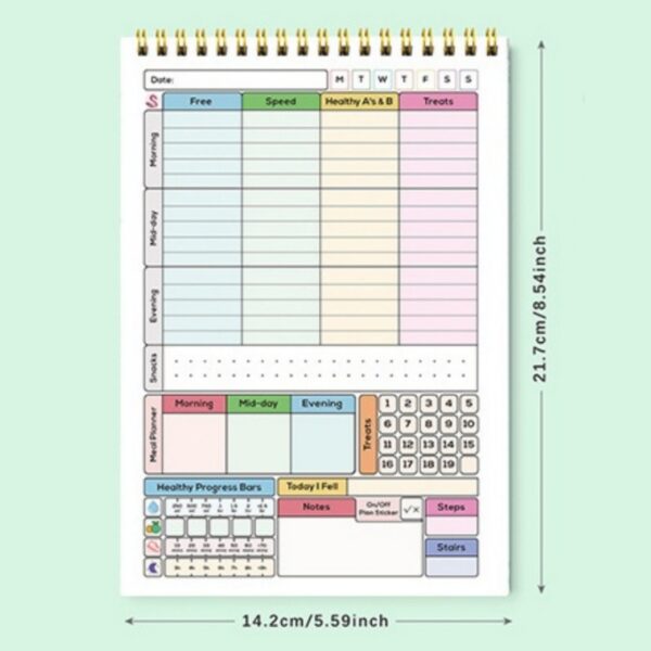 A5 50 Sheets Habit Tracker Notebooks Item No#32418 - Image 3