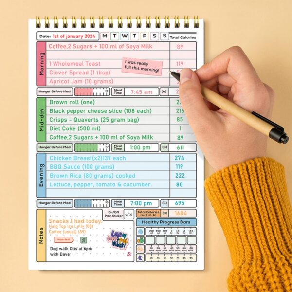 A5 50 Sheets Habit Tracker Notebooks Item No#32419 - Image 4