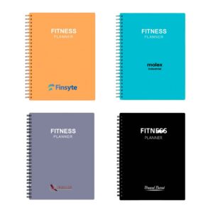 A5 68 Sheets Workout Log Book Item No#32425