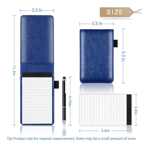 Small Pocket Notepad Holder Set With Pen Item No#32428 - Image 3