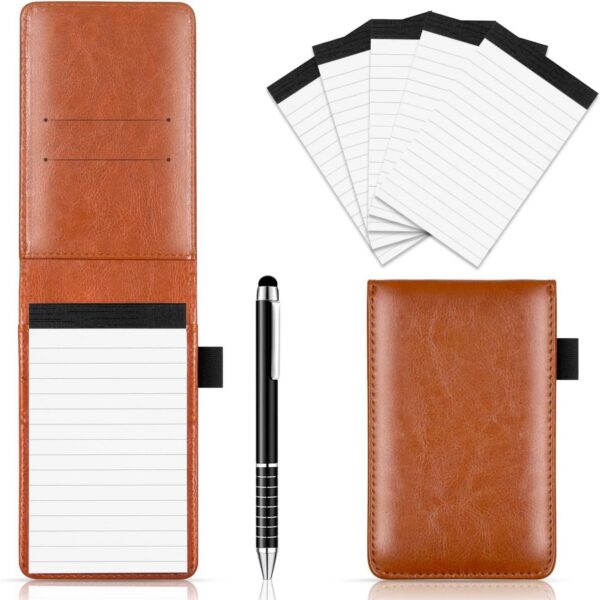 Small Pocket Notepad Holder Set With Pen Item No#32428 - Image 7