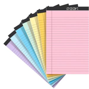 30 Sheets Colorful Narrow Ruled Pads Item No#32429
