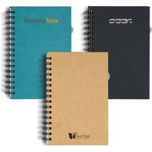 A5 120 Sheets Spiral Ruled Journal Wth Hard Cover Item No#32434