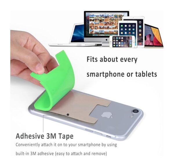 Silicone Card Sleeve For Cell Phone Item No#31664 - Image 3
