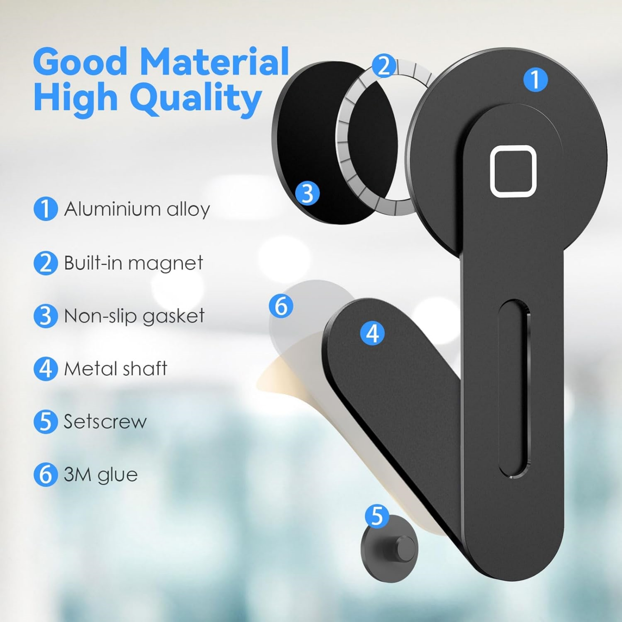 Slim Magnetic Phone Holder Item No#31666 - Image 3