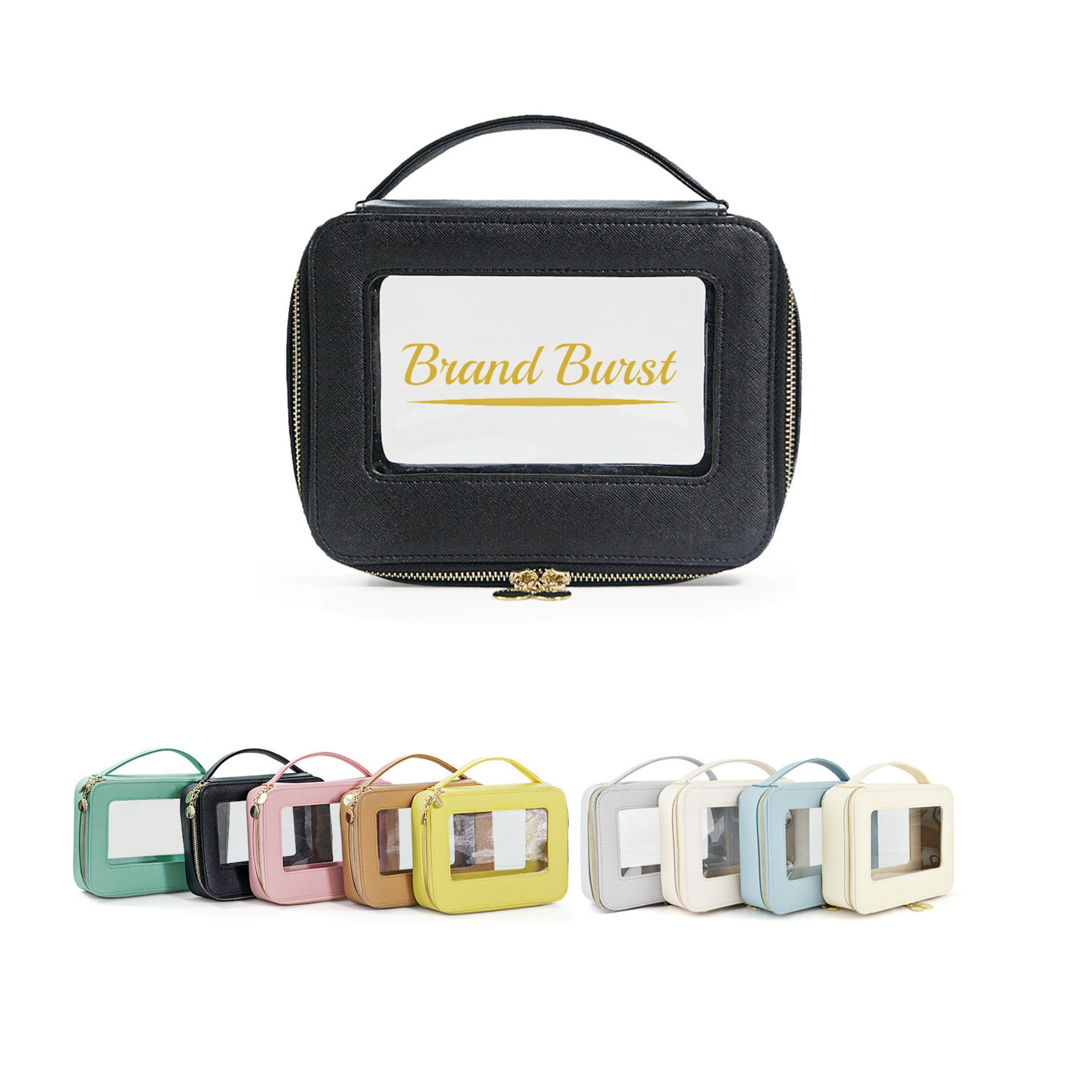 Transparent Toiletry Bag With Zipper Item No#31669