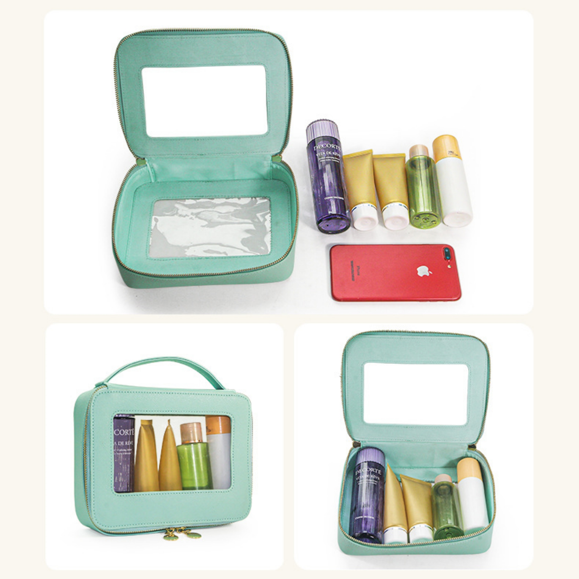 Transparent Toiletry Bag With Zipper Item No#31669 - Image 5