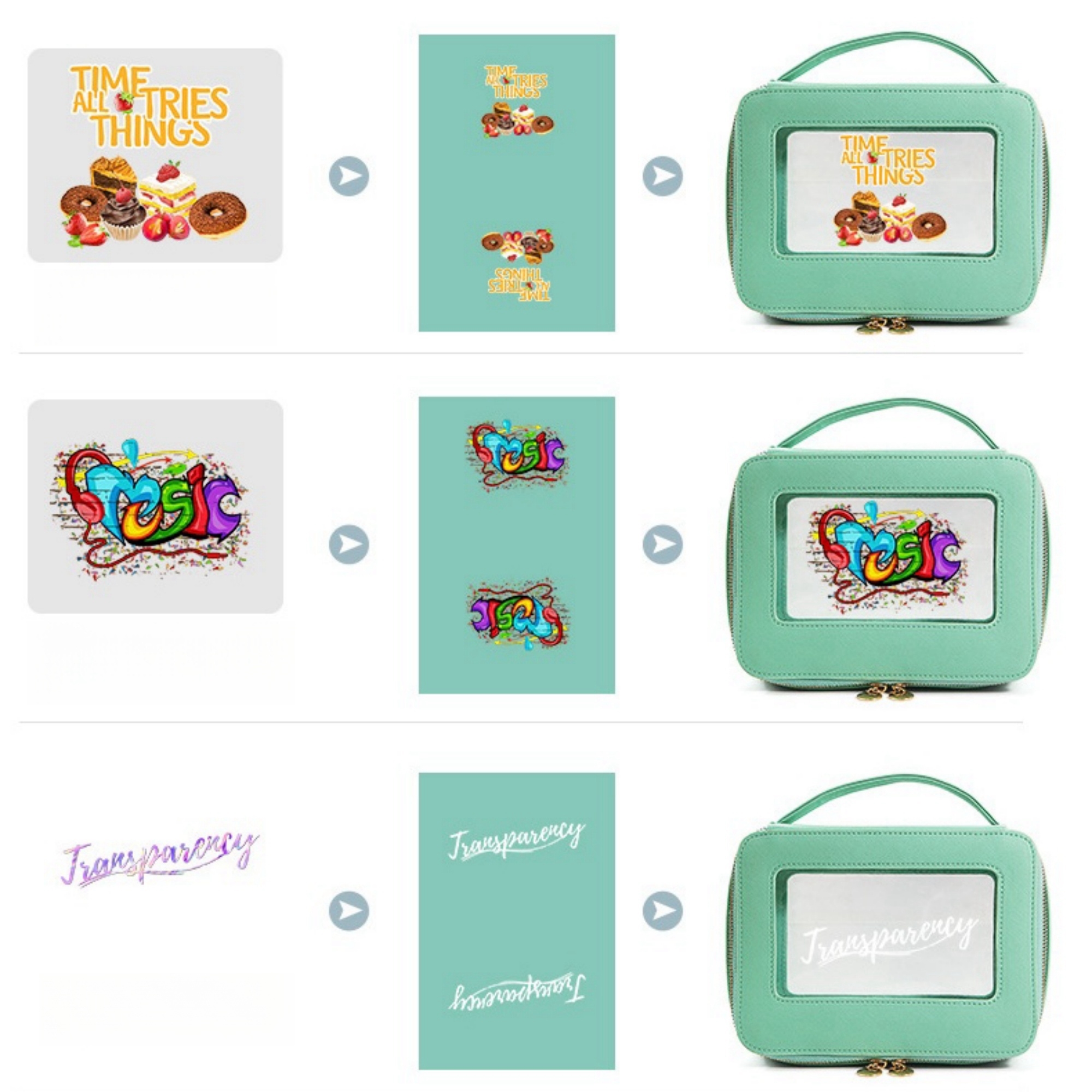 Transparent Toiletry Bag With Zipper Item No#31669 - Image 7