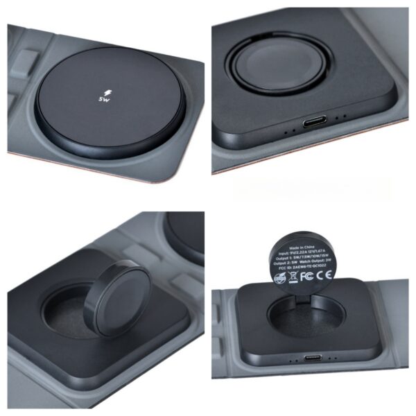 3 In 1 Foldable Magnetic Wireless Charger Station Item No#31671 - Image 4