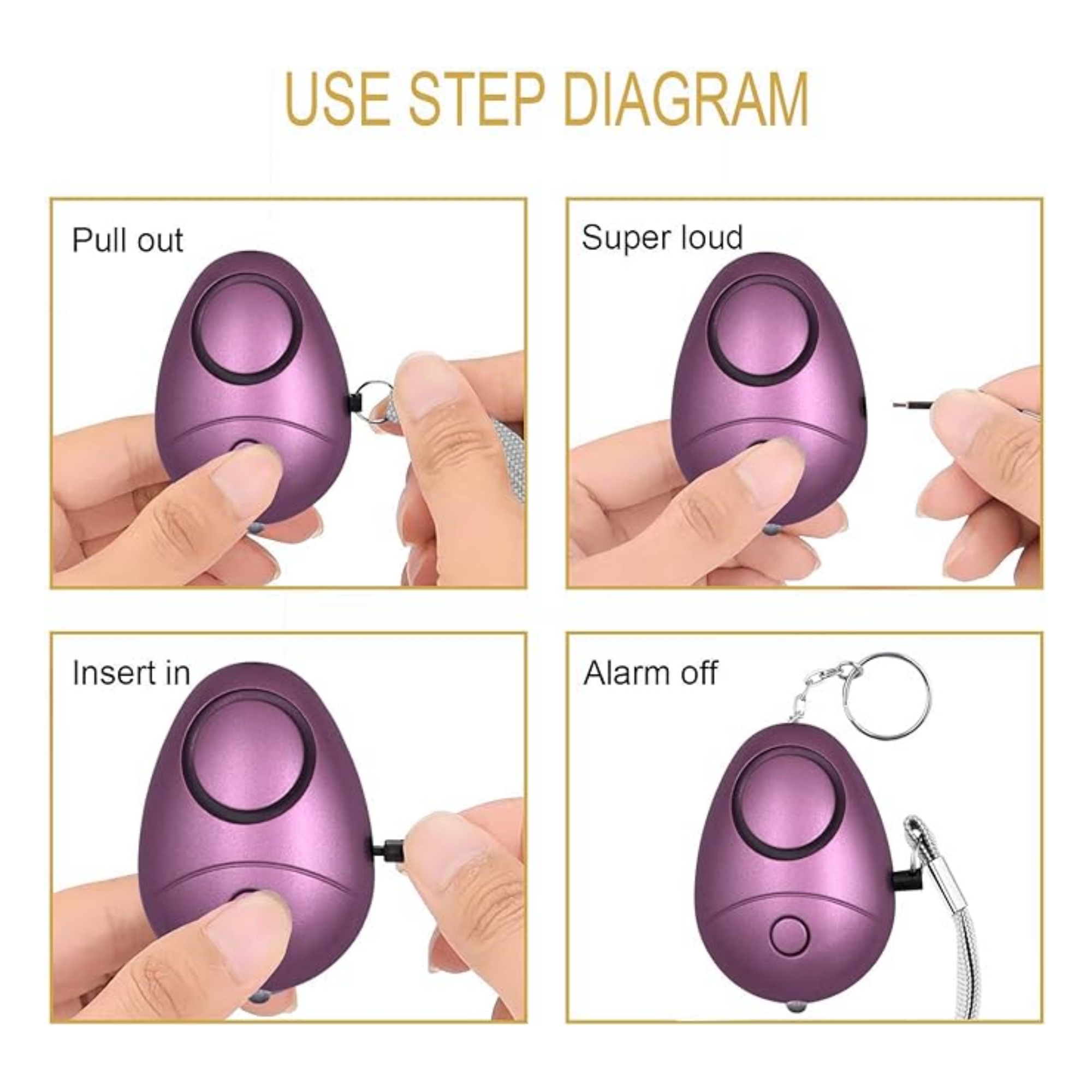 Safe Sound Personal Alarm Item No#31685 - Image 4