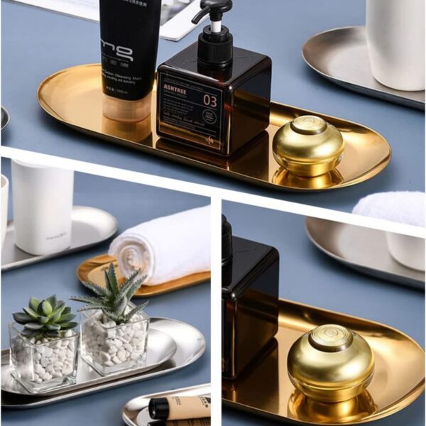 Stainless Steel Decorative Tray Item No#31695 - Image 5
