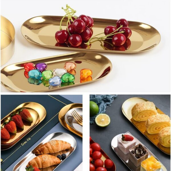 Stainless Steel Decorative Tray Item No#31695 - Image 6
