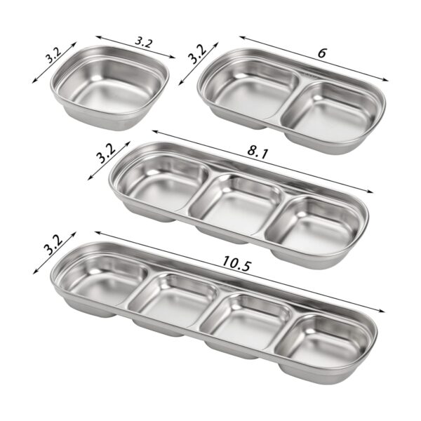 Compartment Sauce Dish Item No#31697 - Image 3