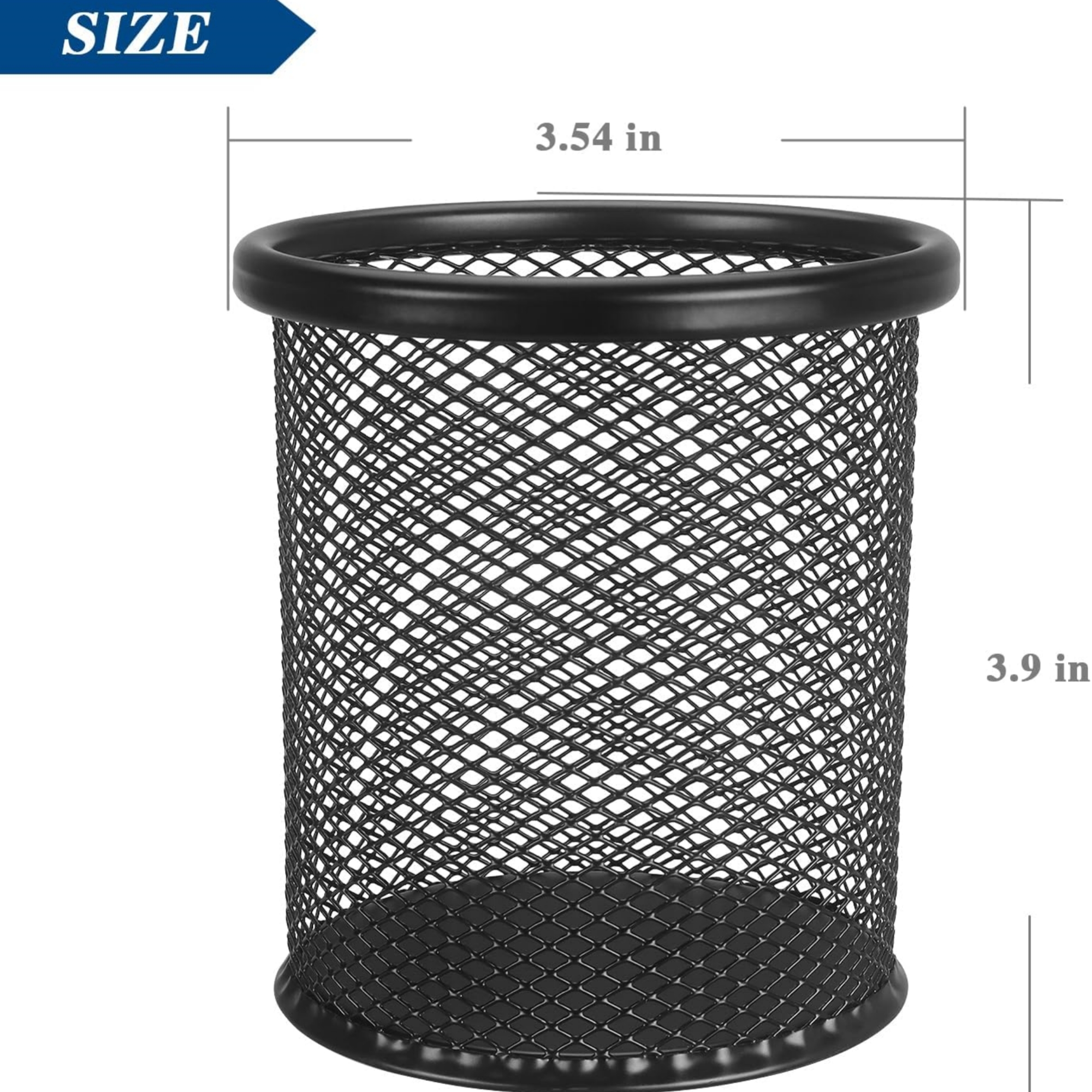 Wire Mesh Pen Holder Item No#31701 - Image 3