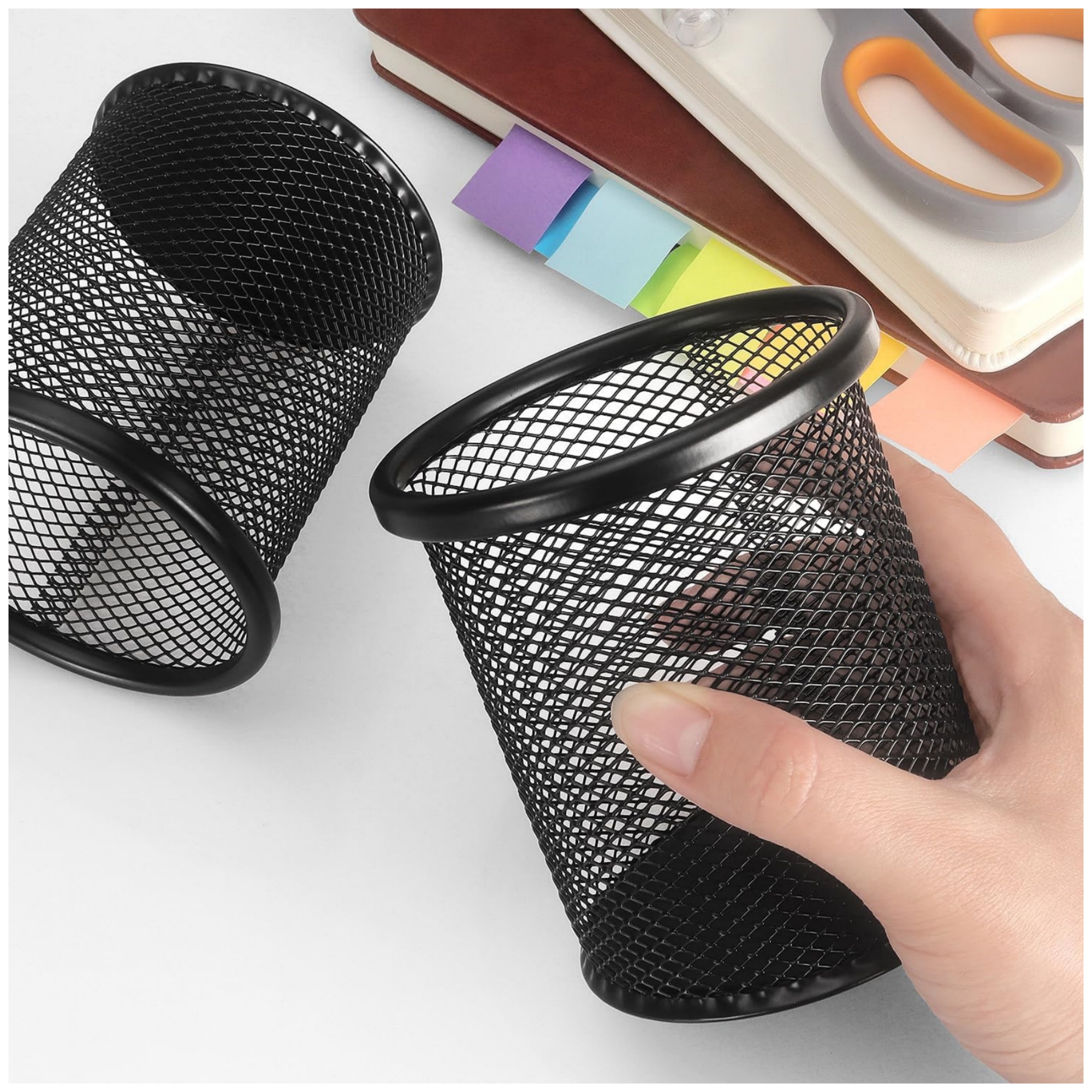 Wire Mesh Pen Holder Item No#31701 - Image 7