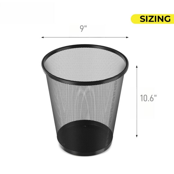 Round Mesh Wastebasket Item No#31706 - Image 3