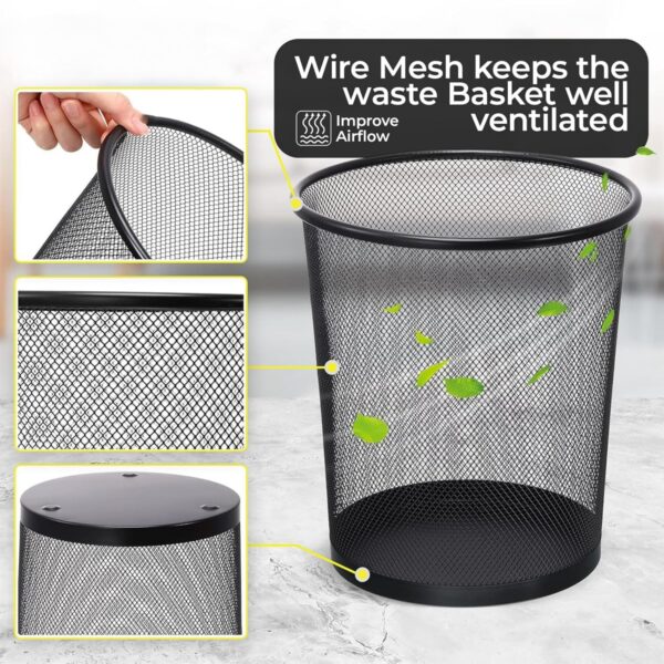 Round Mesh Wastebasket Item No#31706 - Image 5