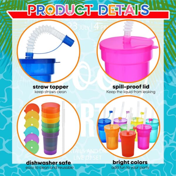 Neon Sipper Cups Item No#31708 - Image 4
