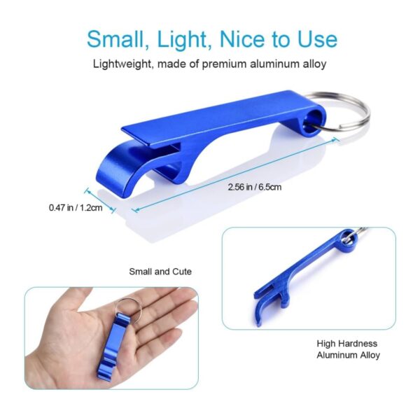 Metal Keychain Bottle Opener Item No#31710 - Image 3
