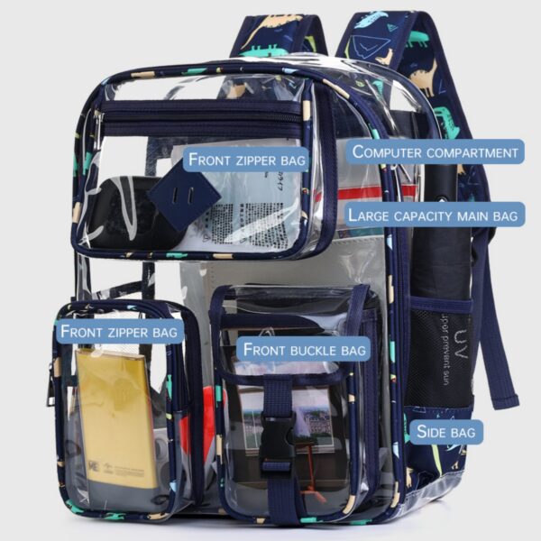 PVC Clear Backpack Item No#31719 - Image 4