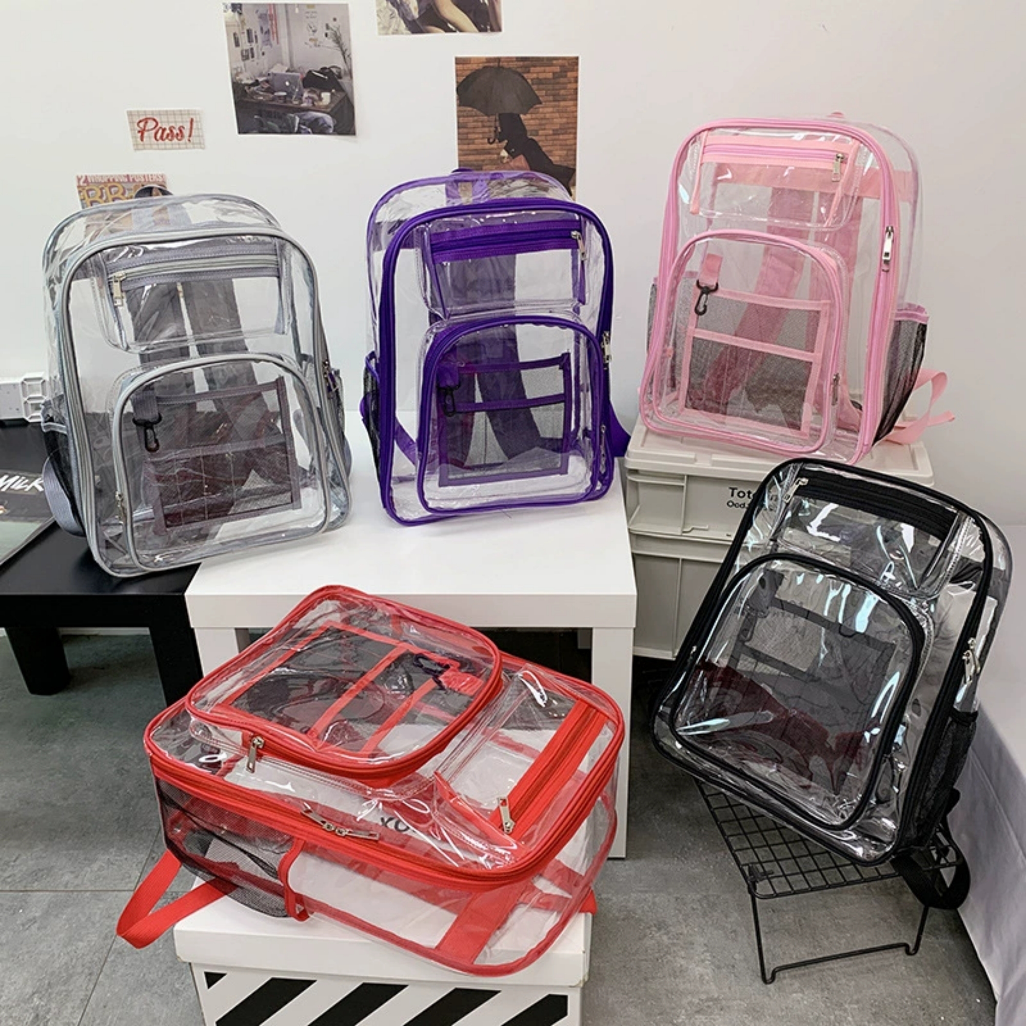 PVC Clear Backpack Item No#31720 - Image 5