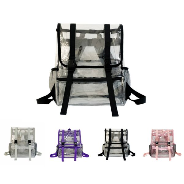 Heavy Duty Clear Backpack Item No#31722 - Image 2