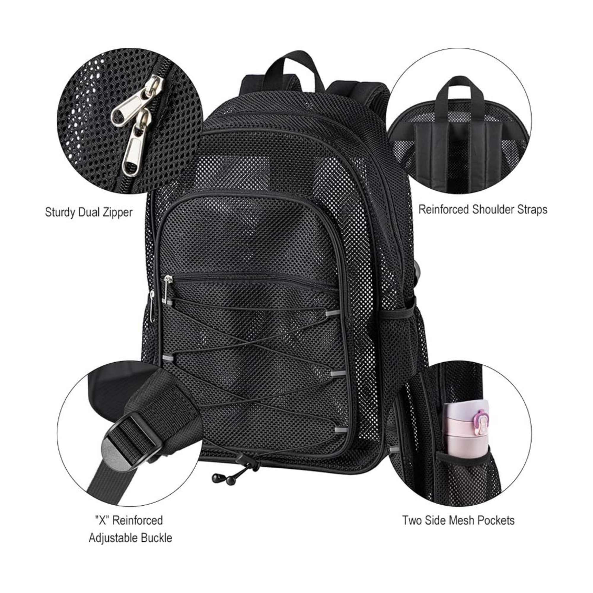 See Through Mesh Backpack Item No#31723 - Image 4