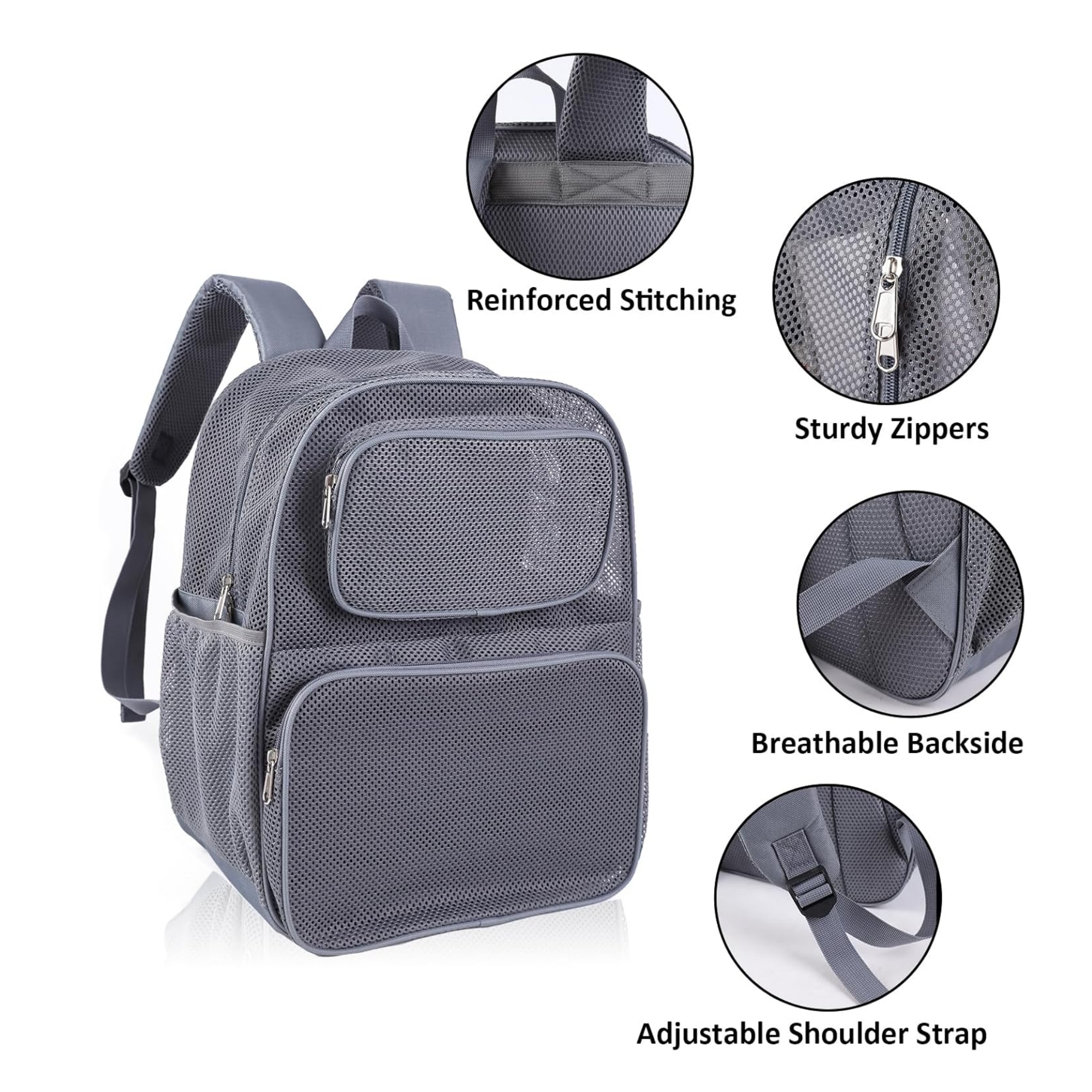 See Through Mesh Backpack Item No#31724 - Image 4