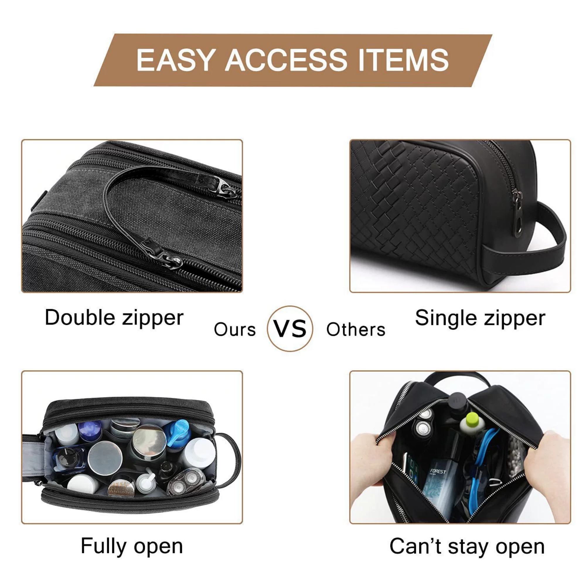 Canvas Toiletry Bag Item No#31737 - Image 4