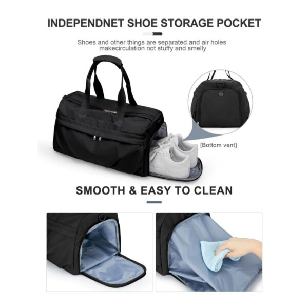 Gym Bag With Shoe Compartment Item No#31741 - Image 5