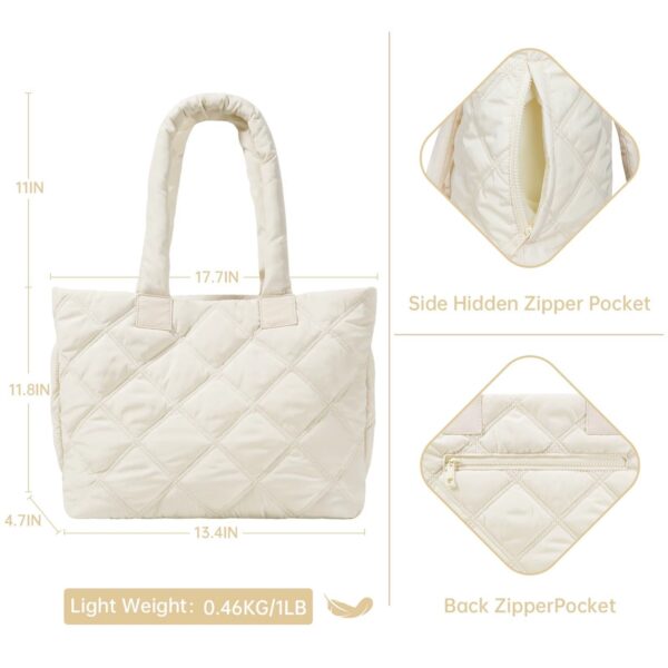 Quilted Tote Bag Item No#31744 - Image 3