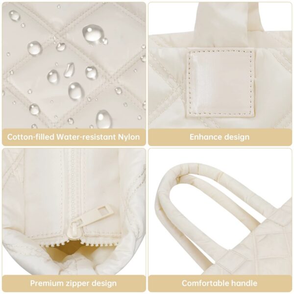 Quilted Tote Bag Item No#31744 - Image 4