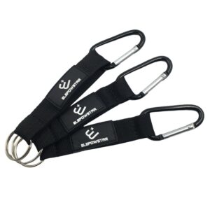 Climbing Carabiner Strap With Key Ring And PVC Grip Item No#32438