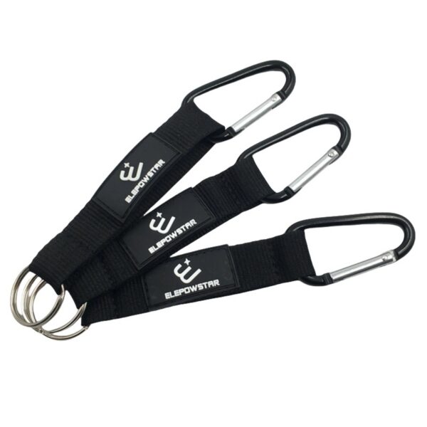 Climbing Carabiner Strap With Key Ring And PVC Grip Item No#32438