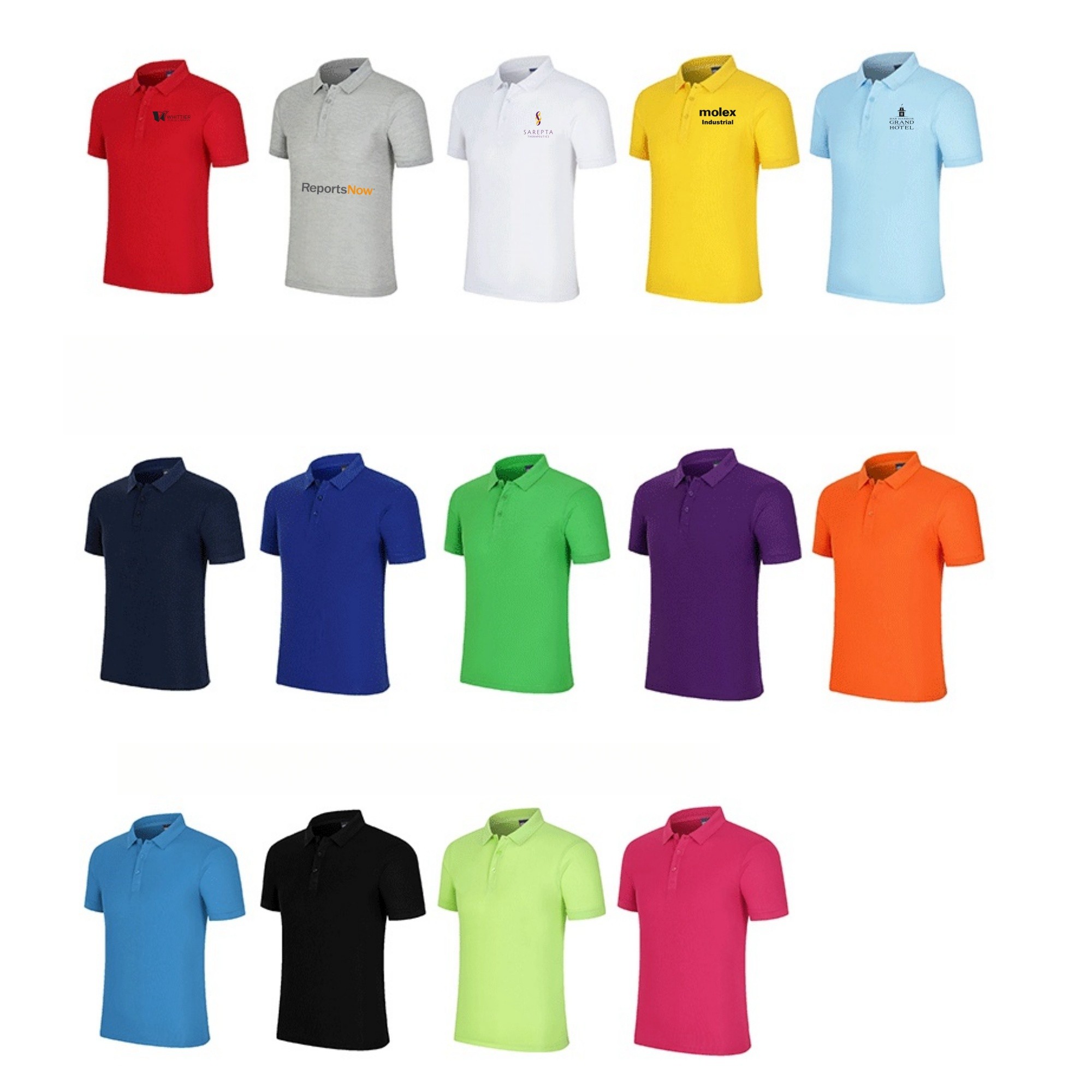 Summer Cotton Polo Shirt With Collar Item No#32453