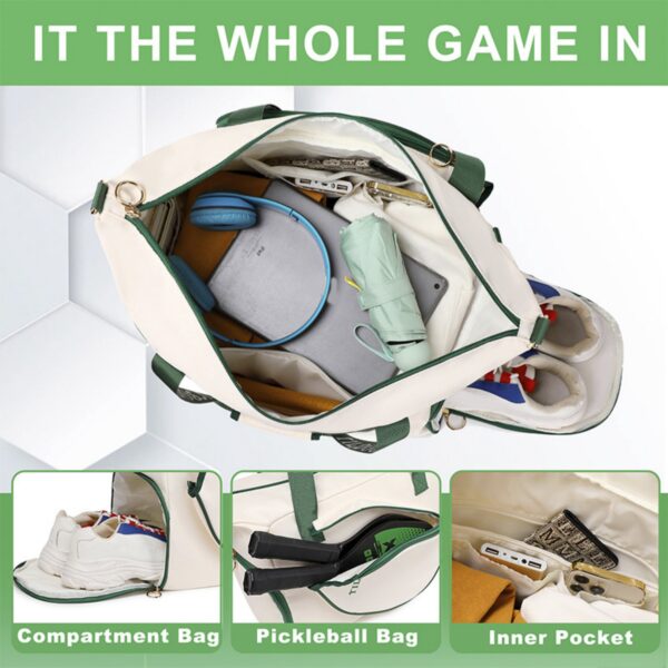 Stylish Pickleball Tote Bag With Adjustable Strap Item No#32466 - Image 5