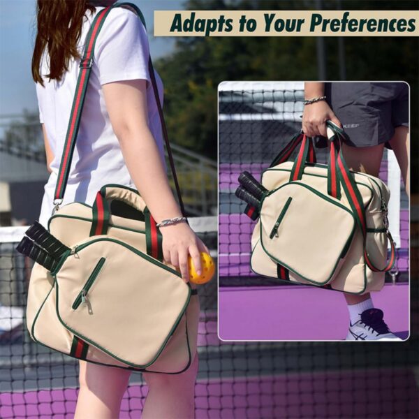 Pickleball Bag Tote With Front Pocket Fits 2 Paddles Item No#32468 - Image 7