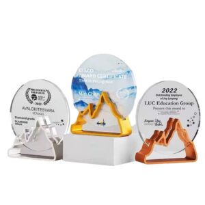 Round Metal Crystal Award Trophy Item No#32472