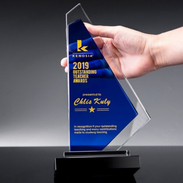 Crystal Sailboat Award Trophy Item No#32473 - Image 4