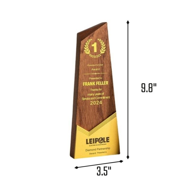 Victory Wooden Award Trophy Item No#32476 - Image 3