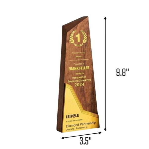 Staircase Wooden Award Trophy Item No#32477 - Image 3