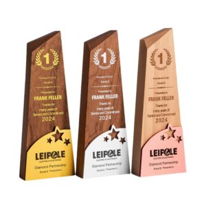 Starry Wooden Award Trophy Item No#32478