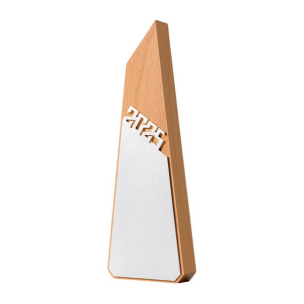 2025 Wooden Trophy With Metal Accents Item No#32481 - Image 2