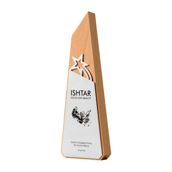 Five-Pointed Star Wooden Trophy Item No#32484