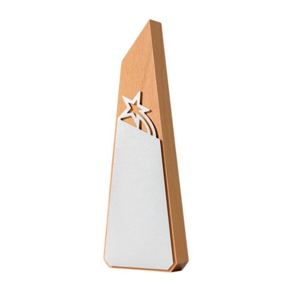 Five-Pointed Star Wooden Trophy Item No#32484 - Image 2