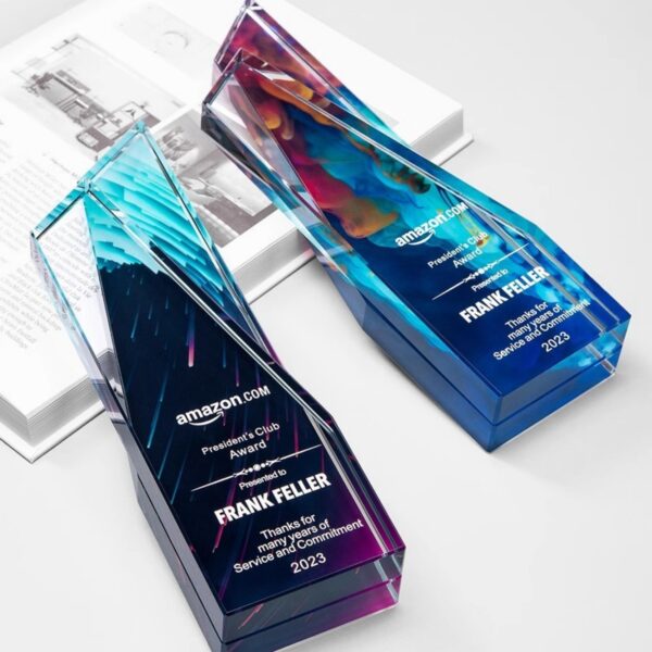 Creative Crystal Award Trophy Item No#32487 - Image 4