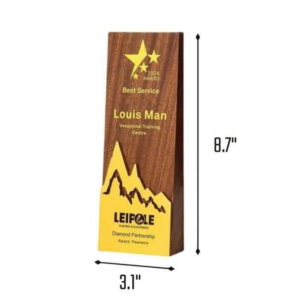 Mountain Wooden Trophy Item No#32489 - Image 3