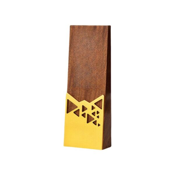 Geometric Wooden Award Trophy Item No#32492 - Image 2