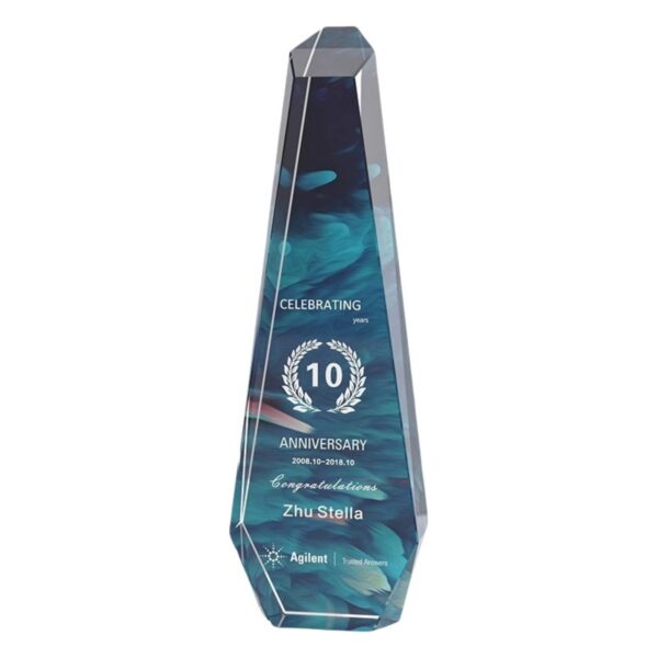 Crystal Award Trophy Item No#32498 - Image 3